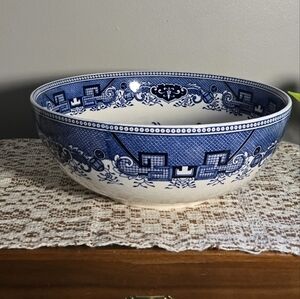 Blue and White Ceramic Bowl